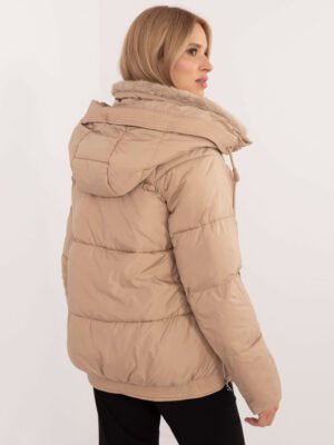 Alternative view of Šilta striukė su gobtuvu MBM-KR-2637.31P camel