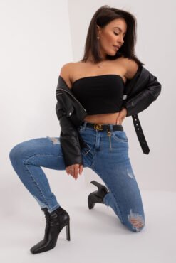 Spodnie jeans PM-SP-J1330-14.31X ciemny niebieski