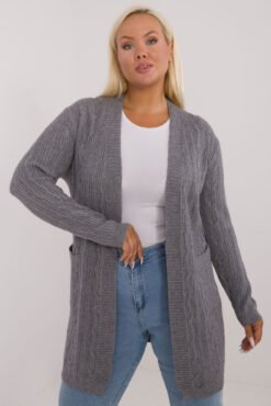 Sweter PM-SW-PM-3727.93 ciemny szary