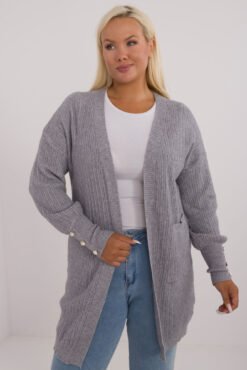 Sweter PM-SW-PM-3726.99 szary