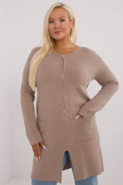 Sweter PM-SW-PM793.01 ciemny bezowy