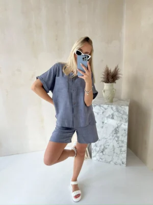 Komplet LK-KMPL-509713.03X ciemny szary