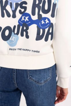 Bluza D10600T02695A biały