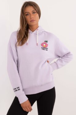 Bluza D10600T02420I jasny fioletowy