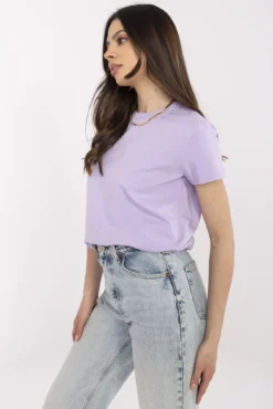 Marškinėliai CLM-TS-1640.87 šviesiai violetiniai