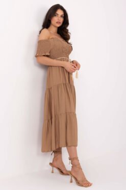 Suknelė MI-SK-A2609.96 camel