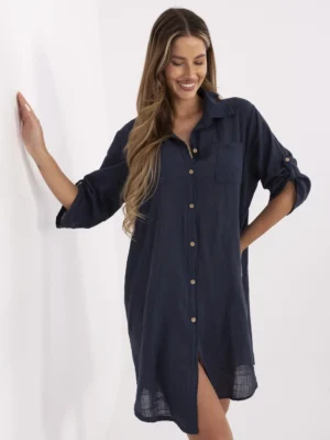 Alternative view of Suknelė TW-SK-BI-22263.00 tamsiai mėlyna