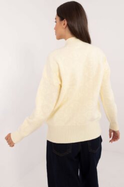 Sweter AT-SW-2339.54 jasny żółty