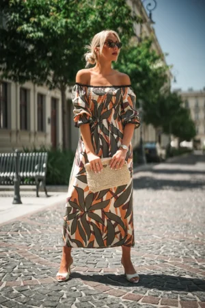 Alternative view of Suknelė LK-SK-510095.89 smėlio