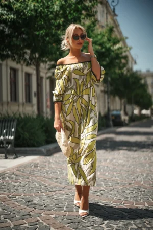 Suknelė LK-SK-510095.89 khaki