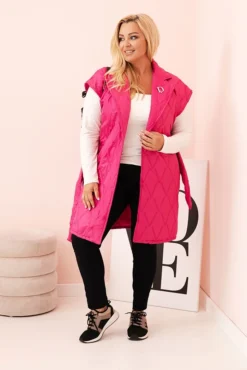 Liemene plus size 5698 pink 2