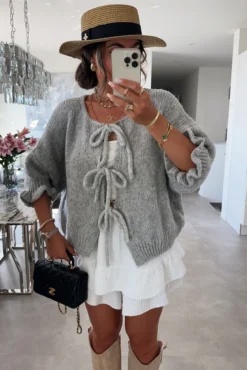 Megztinis emily light grey