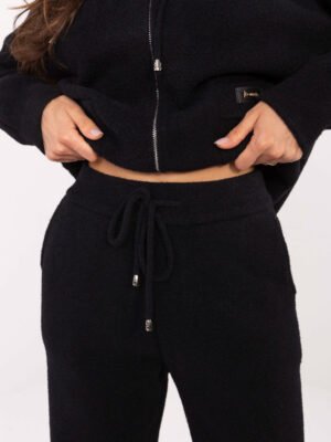 Alternative view of Angoros vilnos laisvalaikio komplektas "DINA" juoda