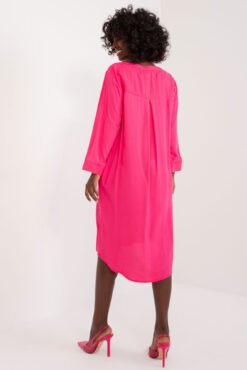 Pol pl fuksjowa sukienka oversize z wiskozy sublevel 407664 2