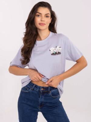 Alternative view of Alyviniai marškinėliai trumpomis rankovėmis su spauda "No.15"