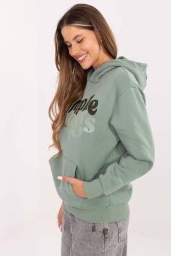 Pol pl pistacjowa bluza kangurka z kapturem sublevel 413460 2