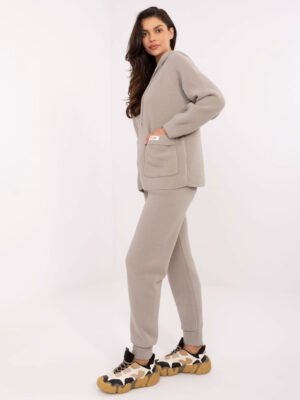 Alternative view of Angoros vilnos laisvalaikio komplektas "DINA" pilka