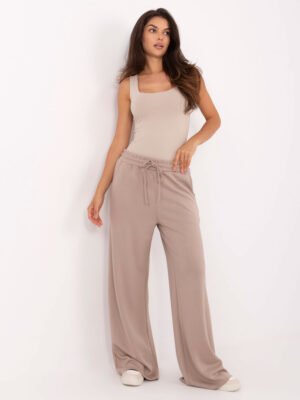 Sportinio stiliaus laisvalaikio kelnės "GERDA" tamsi smėlio