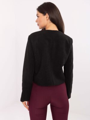 Alternative view of Elegantiškas švarkelis su puošniomis sagomis IT-KR-FL9586.64 juoda