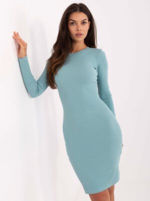 Tampraus audinio suknelė RV-SK-5131.18P mėtinė