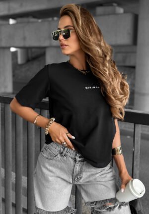 Marskineliai juodi minimal