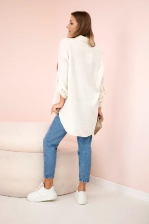 Muslina marskiniai sviesi beige 3