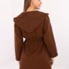 Paltas su gobtuvu IT-PL-A9587.00 ruda