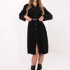 Oversize medvilninė suknelė "HARIETA" juoda