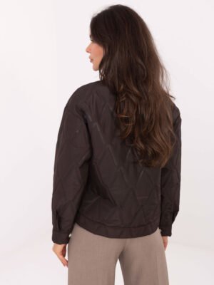 Alternative view of Dygsniuota striukė IT-KR-FL9626.77 tamsi ruda