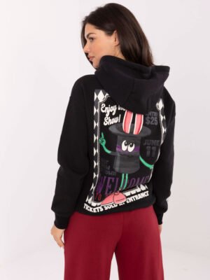 Džemperis su užrašais D10600BI02420R grafito