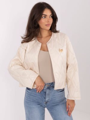 Alternative view of Lengva striukė su drugelio formos sage IT-KR-FL8357.82 light beige