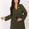 Standaus neperpučiamo audinio paltas IT-PL-FL8153.60 khaki
