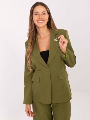 Klasikinio modelio švarkas "KATE CLASSIC" khaki