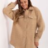 Šilti Teddy stiliaus marškiniai IT-KR-1709.85 beige
