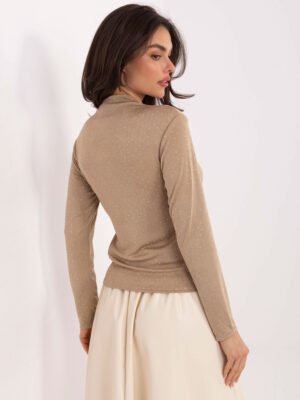 Alternative view of Golfas su blizgančiais dekoratyviniais taškeliais "CRISTAL" tamsi smėlio