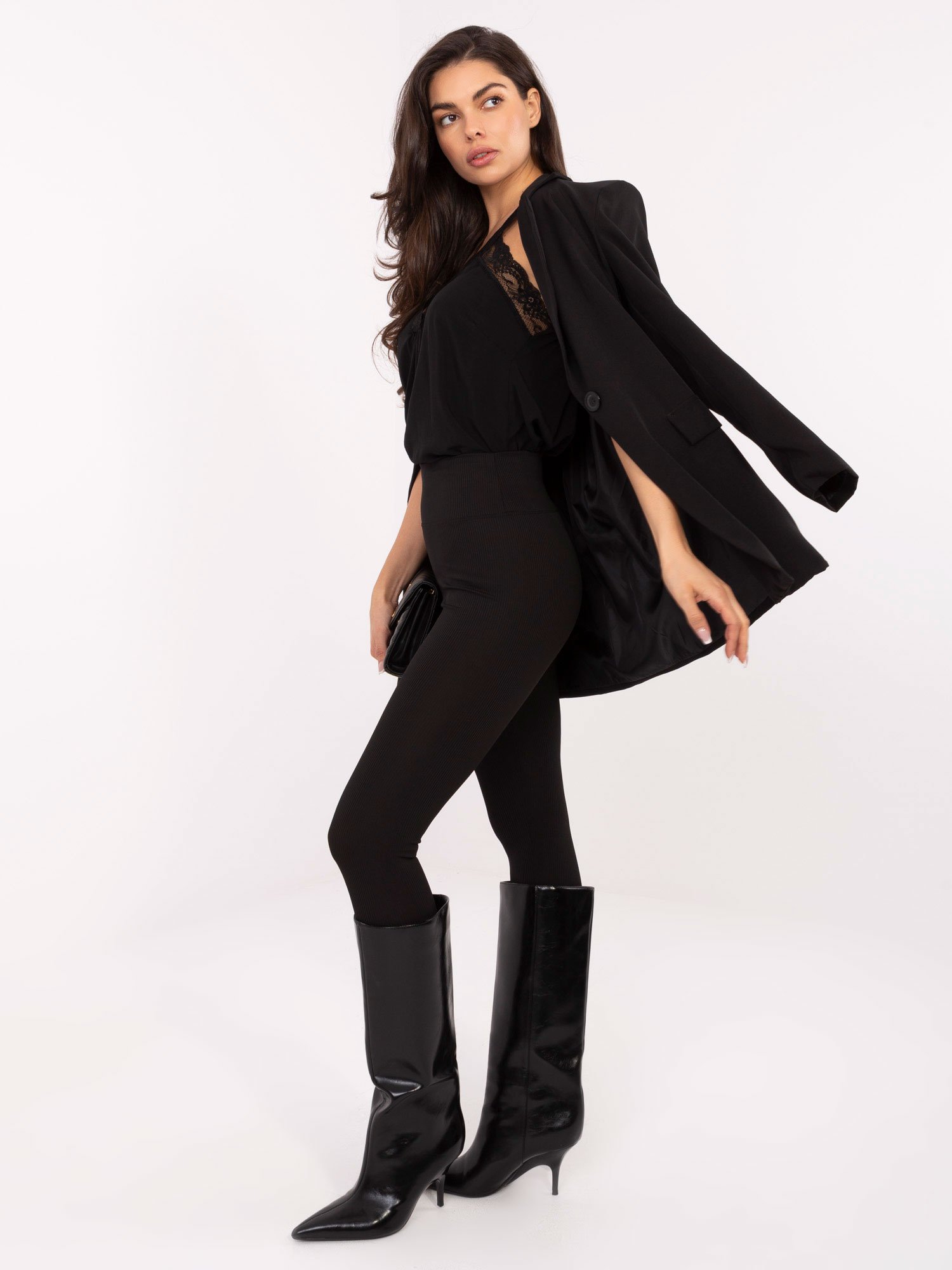 Tamprūs leginsai "SAY YES" juodi - Image 3