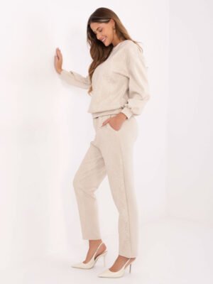 Alternative view of Laisvalaikio komplektas dekoruotas blizgančiais taškeliais "BASTION" šviesi smėlio