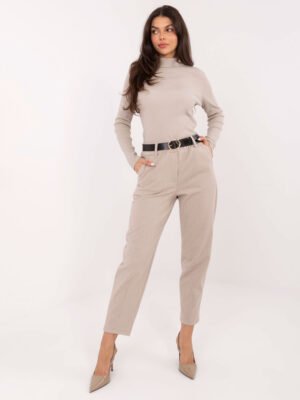 Cigarette stiliaus kelnės "MAJA" smėlio