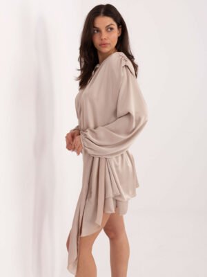 Alternative view of Stilinga suknelė - kombinezonas "SYLA" smėlio