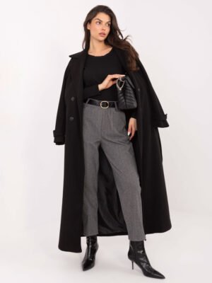 Alternative view of Cigarette stiliaus kelnės "MAJA" tamsi pilka