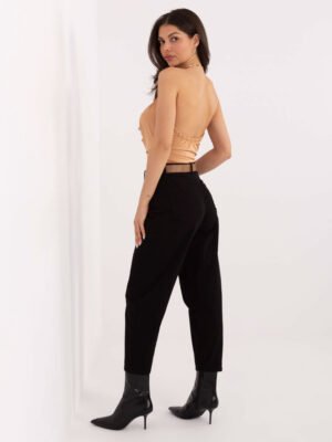 Alternative view of Juodi MOM FIT stiliaus džinsai "BLACK EDITION"