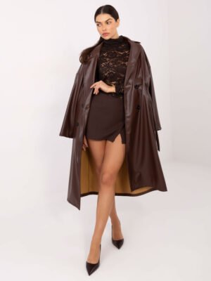 Sijonas–šortai su skeltuku "EDAN" ruda