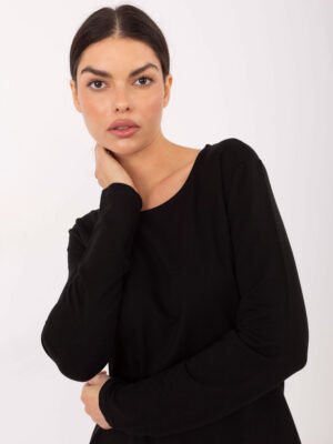 Laisvalaikio palaidinė ilgomis rankovėmis "CODY" juoda