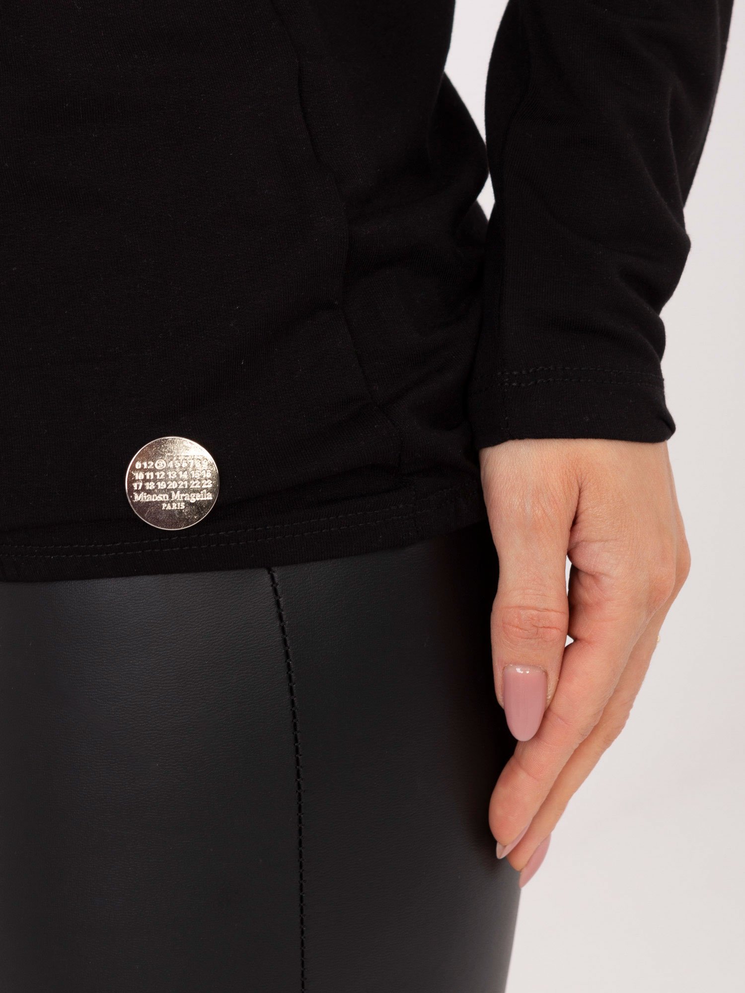 Laisvalaikio palaidinė ilgomis rankovėmis "CODY" juoda - Image 3