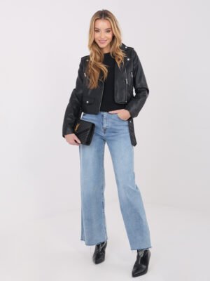 Alternative view of BASIC stiliaus palaidinė itin trumpomis rankovėmis "DALIJA"  juoda