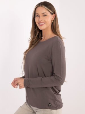 Alternative view of Laisvalaikio palaidinė ilgomis rankovėmis "CODY" pilka smėlio