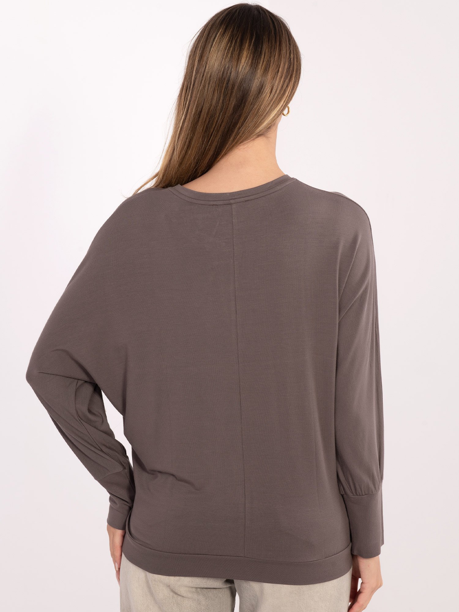 Palaidinė su dekoratyvine detale apačioje "RYANA" pilka smėlio - Image 6