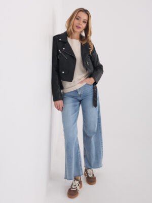 Alternative view of Megztukas trumpomis rankovėmis "ADRIA" šviesi smėlio