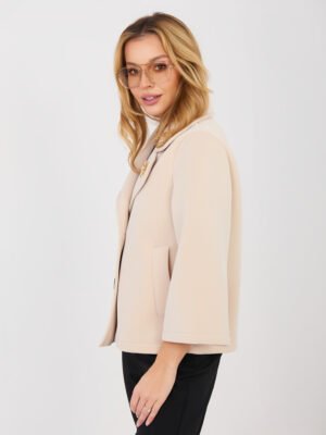 Alternative view of Casual stiliaus trumpas  paltukas “ELVAN ” smėlio