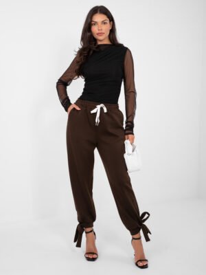 Alternative view of Laisvalaikio kelnės kiekvienai dienai "PIKA" ruda